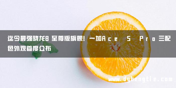 迄今最强骁龙8至尊版旗舰!一加Ace 5 Pro三配色外观首度公布